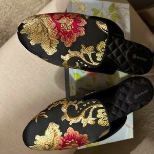 Birdies Floral Jacquard Phoebe 10.5 women’s mule - brand new!